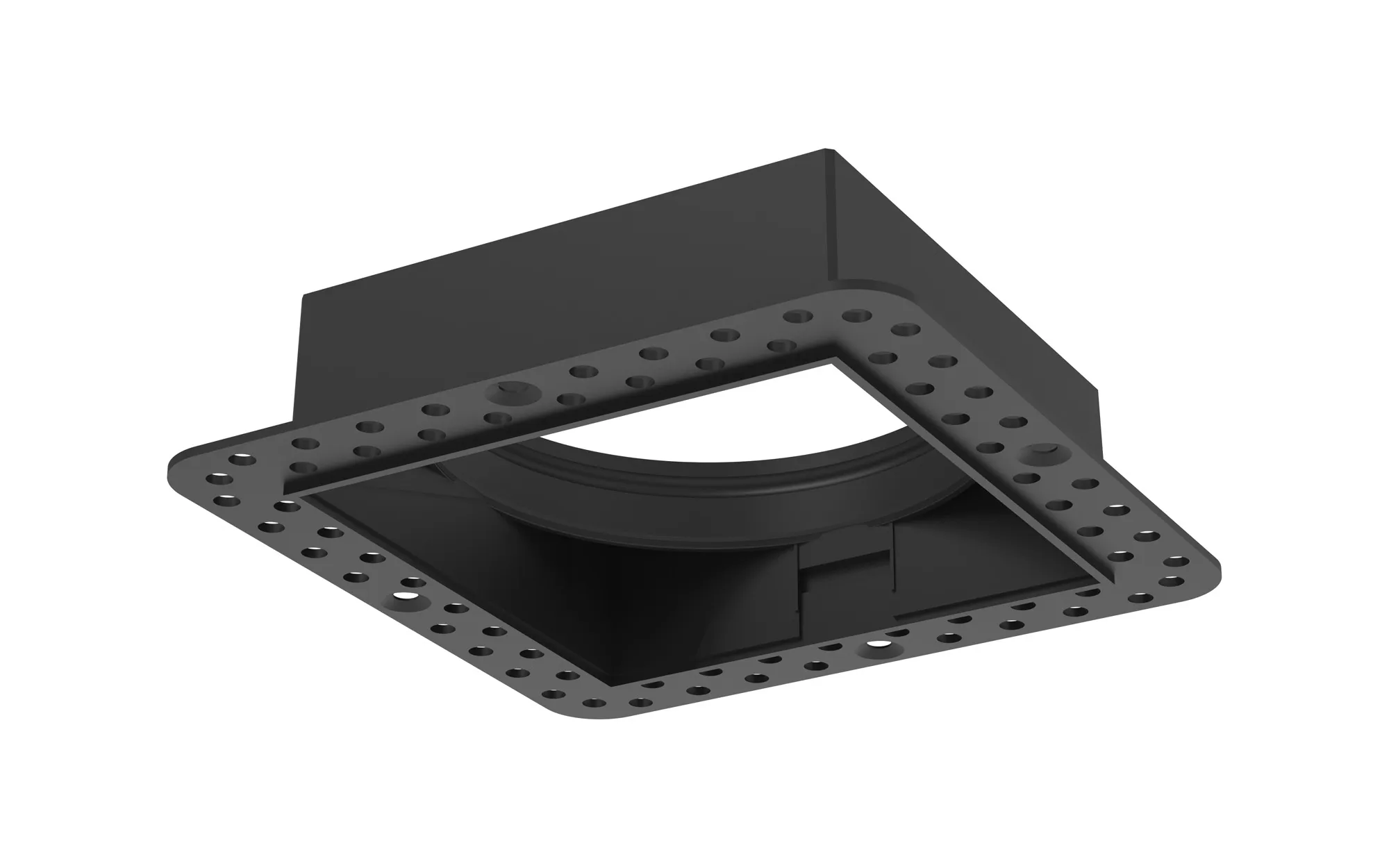 M9773  Sunrise 20W  Trimless Square Recessed Led spotlight,Black outer frame, Cut out :95x95, 3yrs Warranty